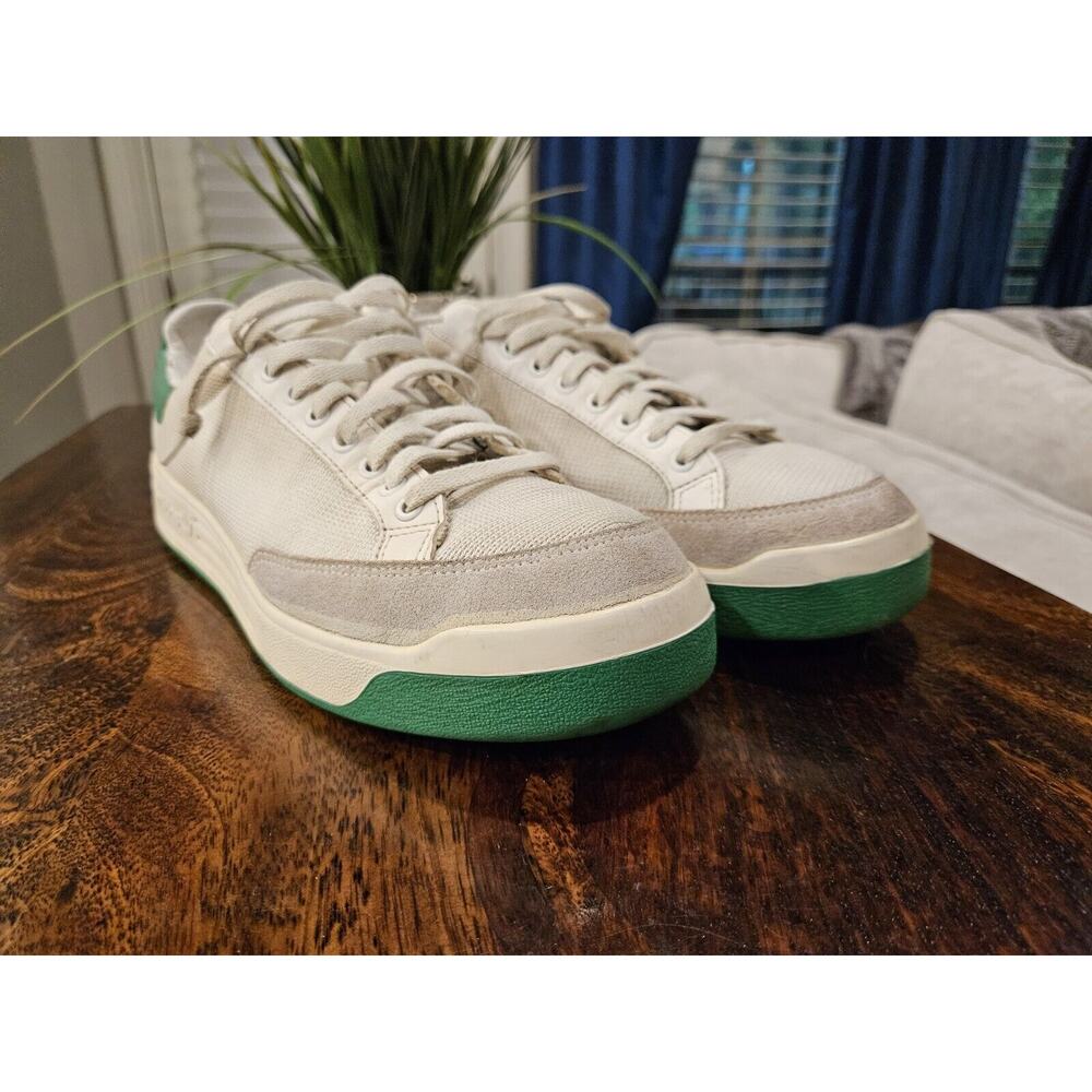 Size 10 - adidas Rod Laver Shoes White Fairway